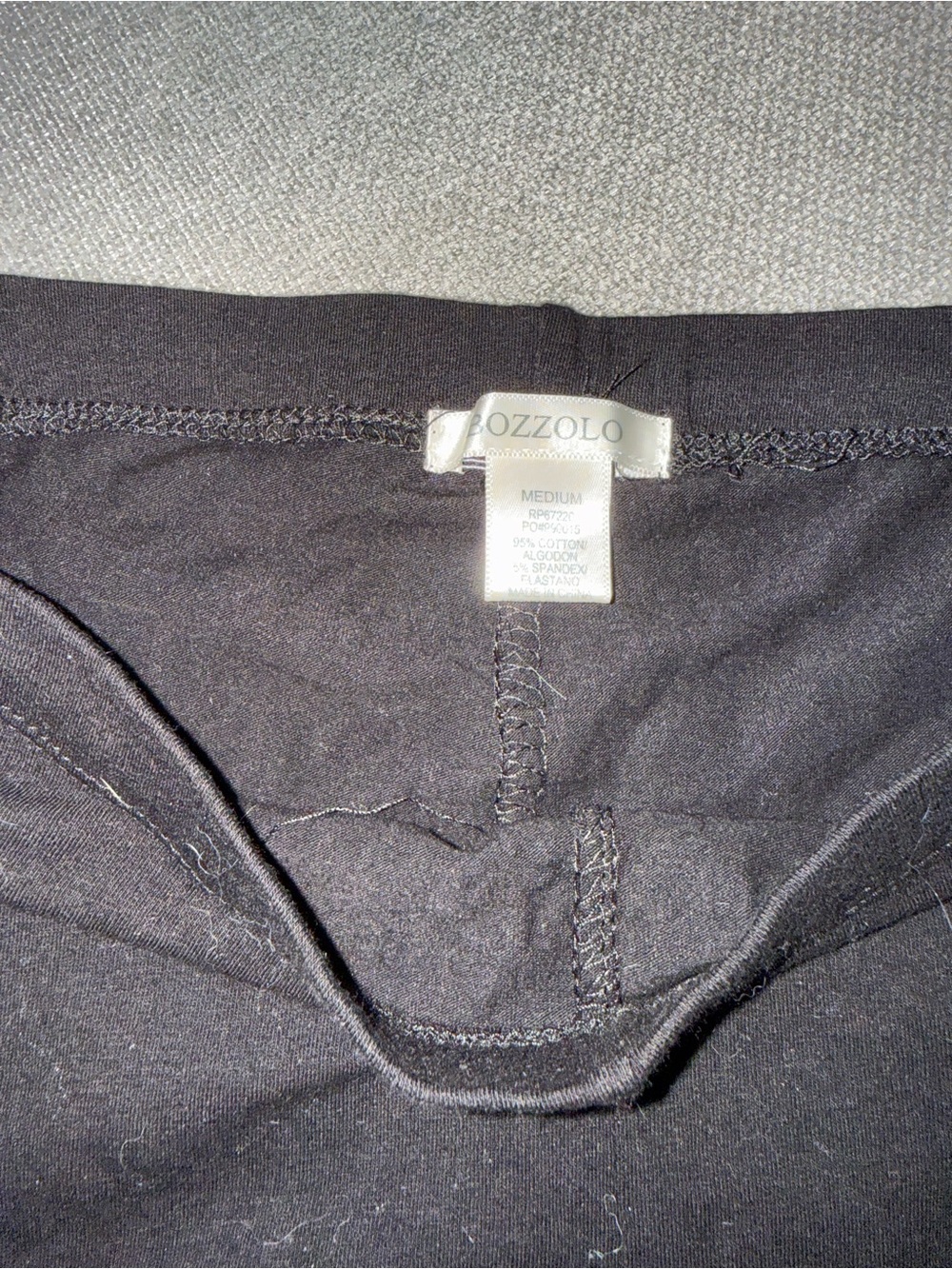 Black Ruffle Comfort Shorts - Picture 2 of 3